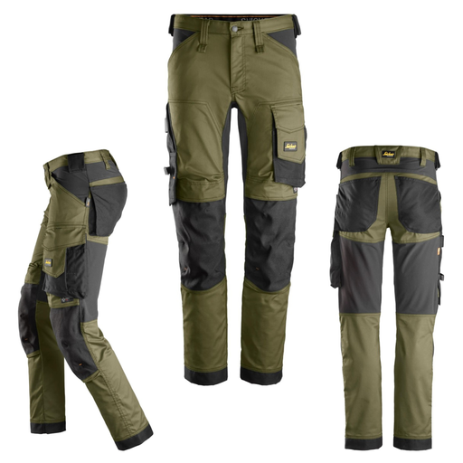 SNICKERS STRETCH-HOSE KHAKI 6341-3104 - 46
