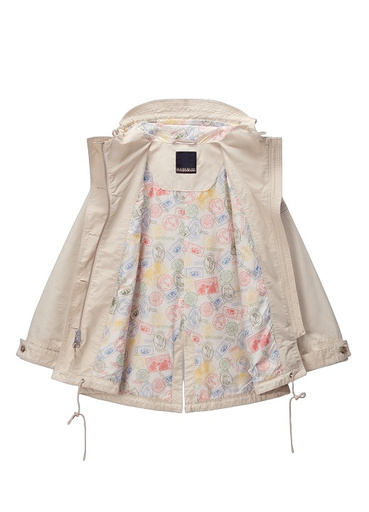 Napapijri Damen Parka A-Elsa beige silber - S