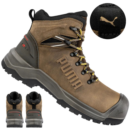 Puma Iron Hd Brown Mid S3S Schuhe 63.271.0 - 42